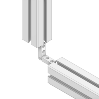 41-210-1 MODULAR SOLUTIONS ALUMINUM HINGE<br>MITER CONNECTOR - ELBOW  MITER NO DRILLING
